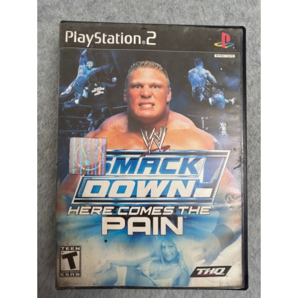 WWE SmackDown Here Comes the Pain PS2 PlayStation 2 Game Complete CIB SLUS-20787